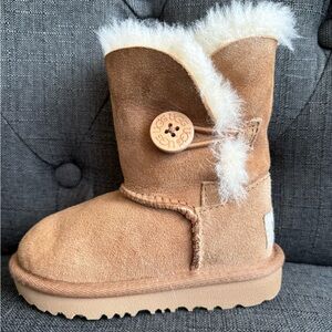 UGG Tan and Cream Accessories with Plush Sheepskin Trim